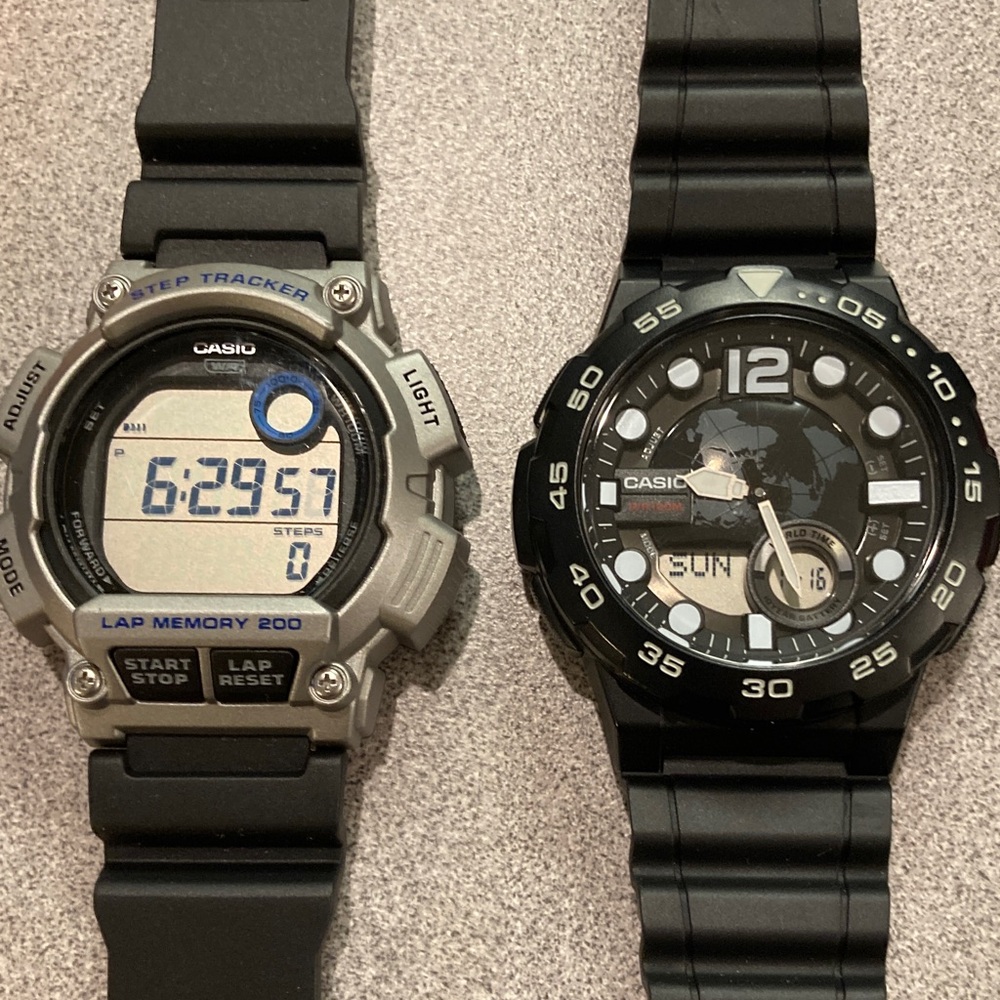 Instant Casio Collection, 5 watch lot, working batteries - Picture 4 of 15